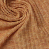 Orange Marl Rib Knit, Polyester, 237 gsm — photo 1