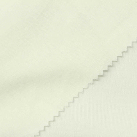 100% Cotton Interlock Knit Fabric, 185 gsm, 175 cm — White
