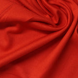 Brushed Polyester Stretch Jersey Knit Fabric, 160 gsm — Red — photo 1