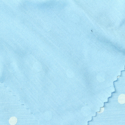 White Dots Jersey Knit, Poly-Viscose, 170 gsm