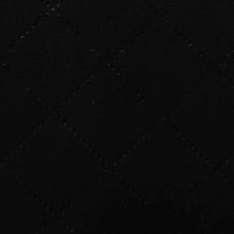 100% Polyester French Terry Fabric, 240 gsm, 165 cm — Black