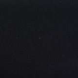 Viscose Stretch Rib Knit Fabric, 210 gsm, 158 cm — Black — photo 1