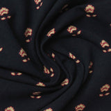 Cream Floral Jersey Knit, Cotton — photo 1