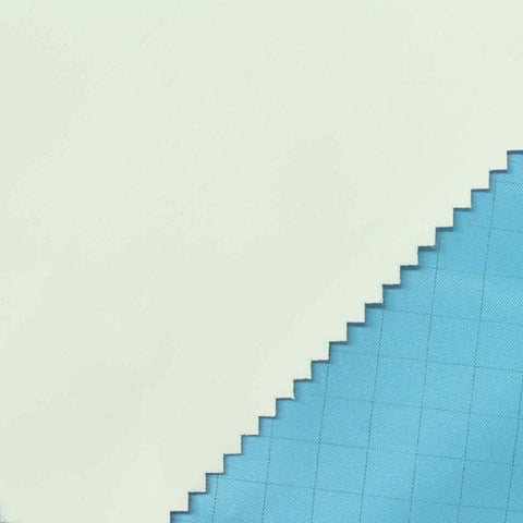 Turquoise Check Woven, Polyester