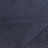 Dark Navy Chevron Interlock Knit, Cotton-Nylon — photo 1