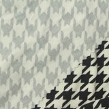 Black Houndstooth Milk Silk Knit, Polyester — photo 1