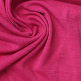 Slub Polyester Viscose Stretch Jersey Knit Fabric, 171 gsm — Pink — photo 1