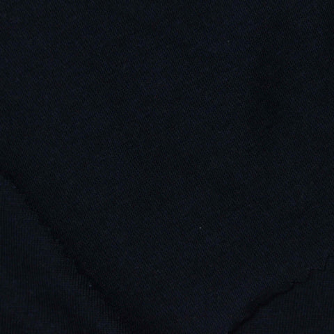 Polyester Cotton Jersey Knit Fabric, 140 gsm, 160 cm — Navy
