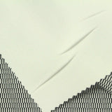 Jacquard Polyester Stretch Scuba Knit Fabric, 400 gsm, 160 cm — White — photo 1