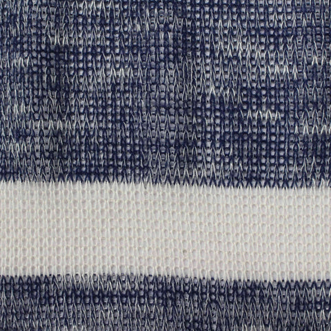 Navy Stripes Rib Knit