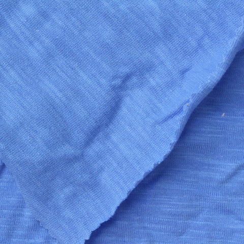 Blue Marl Jersey Knit, Cotton, 180 gsm