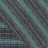 Grey Diagonal-Stripe Jacquard, Cotton-Poly — photo 1