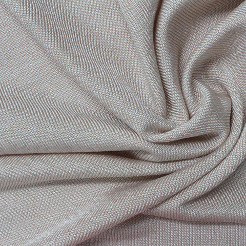 Polyester Stretch Jersey Knit Fabric, 213 gsm, 170 cm — Grey