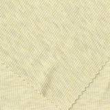 Brushed Polyester Viscose Stretch Rib Knit Fabric, 210 gsm — Yellow — photo 1