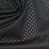 100% Polyester Warp Knit Fabric, 170 gsm, 155 cm — Black — photo 1