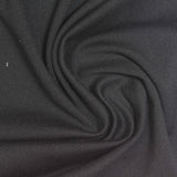 Polyester Stretch Sateen Fabric, 200 gsm, 158 cm — Black — photo 1