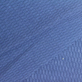 Blue Tone-on-Tone Leaf Birdseye Knit, Cotton-Poly — photo 1