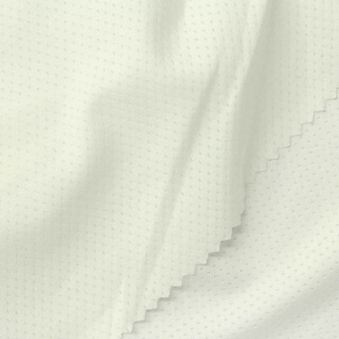 Polyester Stretch Mesh Fabric, 151 gsm, 150 cm — White