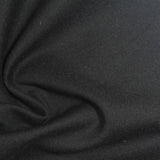 Viscose Nylon Stretch Ponte Knit Fabric, 430 gsm, 150 cm — Black — photo 1