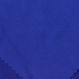 Polyester Stretch Linen-Look Fabric, 280 gsm — Blue — photo 1