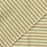 Light Beige Horizontal-Stripe Jersey Knit — photo 1