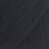 Black Vertical-Stripe Rib Knit, Polyester, 240 gsm — photo 1