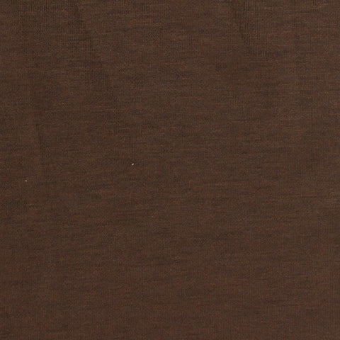 Tencel Lyocell Polyester Stretch Interlock Knit Fabric, 220 gsm, 160 cm — Brown