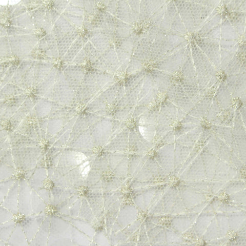 White Textured-Dot Knit, Polyester