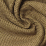 Polyester Viscose Blend Chenille Fabric, 300 gsm, 160 cm — Khaki — photo 1