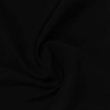 100% Viscose Twill Fabric, 160 gsm, 145 cm — Black — photo 1