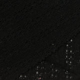 Black Marl Rib Knit, Cotton-Poly, 240 gsm — photo 1