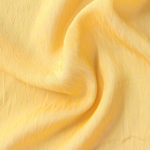 Yellow Tone-on-Tone Diamond Jacquard, Polyester