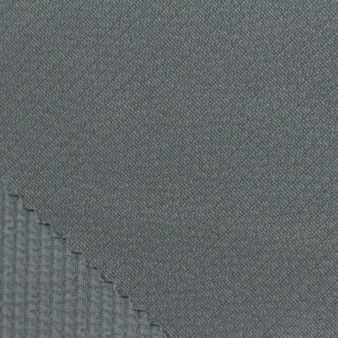 Polyester Stretch Crepe Fabric, 260 gsm, 165 cm — Grey