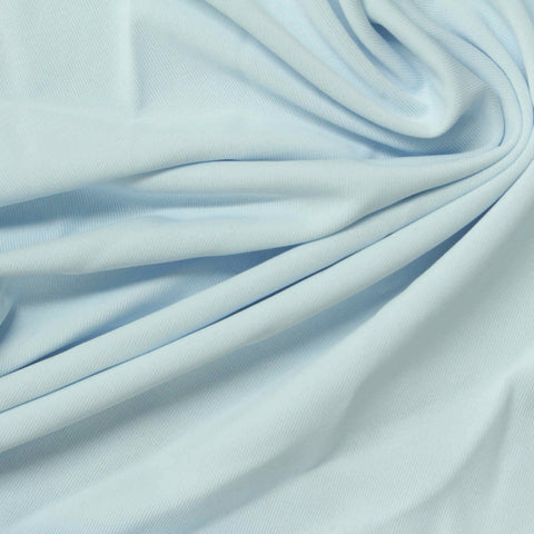 Polyester Jersey Knit Fabric, 190 gsm, 170 cm — Blue