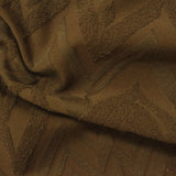 Brown Tone-on-Tone Chevron Jacquard, Poly-Cotton — photo 1