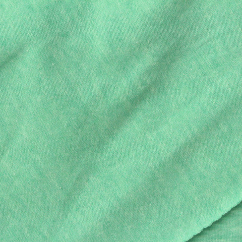 Light Green Marl Jersey Knit, Cotton