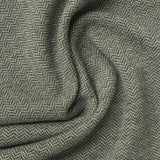Grey Herringbone Jacquard, Poly-Cotton — photo 1