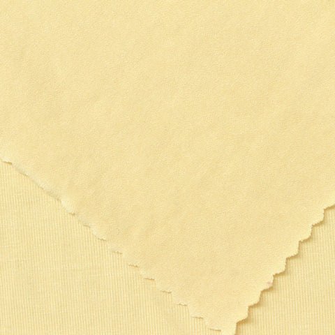 Polyester Stretch Knit Fabric, 200 gsm, 160 cm — Yellow