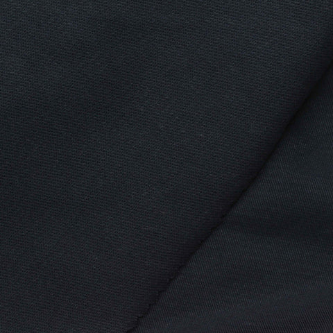 Polyester Cotton Stretch Denim Fabric, 310 gsm, 180 cm — Navy