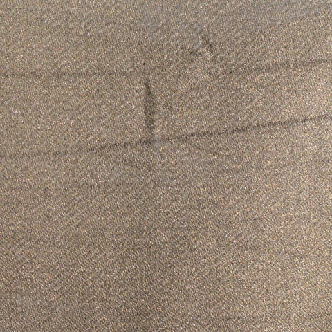 Heathered Brown Marl Twill, Cotton-Poly