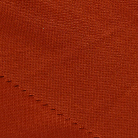 Polyester Cotton Interlock Knit Fabric, 124 gsm, 138 cm — Orange