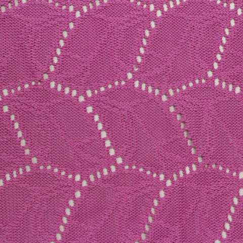 Pink Geometric Lace, Polyester
