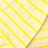 Yellow Horizontal-Stripe Knit, Viscose-Linen — photo 1