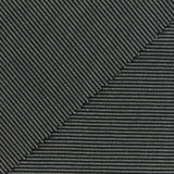 Black Horizontal-Stripe Bengaline, Viscose-Poly — photo 1