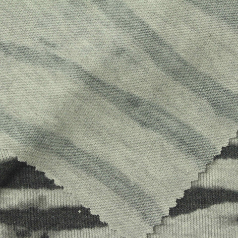 Grey Animal Print Jersey Knit, Poly-Viscose