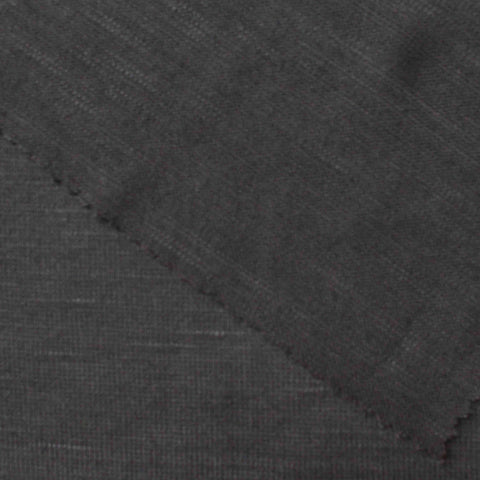 Dark Grey Marl Jersey Knit, Viscose-Poly, 173 gsm