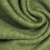 Green Heather French Terry, Polyester — photo 1