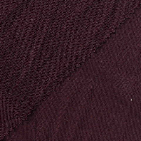 Modal Polyester Stretch Jersey Knit Fabric, 236 gsm, 166 cm — Purple