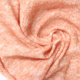 Peach Marl Chunky Knit, Cotton-Poly, 101 gsm — photo 1