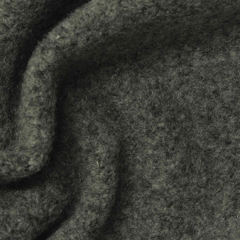 Dark Grey Marl Knit, Polyester, 350 gsm